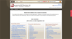 Desktop Screenshot of patent-trademark-law.com